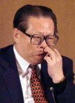 Jiang Zemin, former Chinese president, in unflattering photo used to advance narrative here
