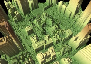 B\Note the absence of debris of 267 stories of buildings