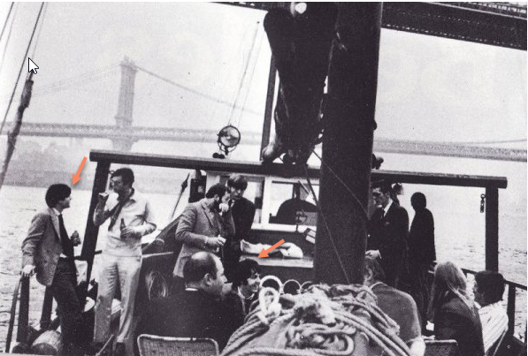 Boat photo with arrows