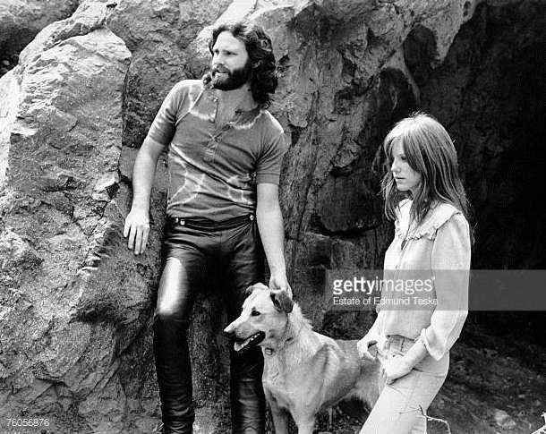 Courson with Jim Morrison